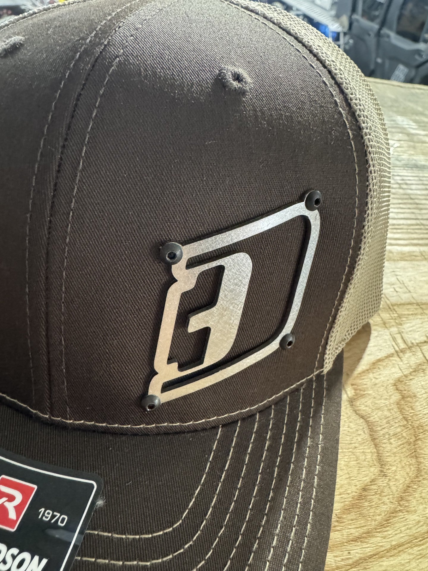 Trucker Hat Stainless Badge