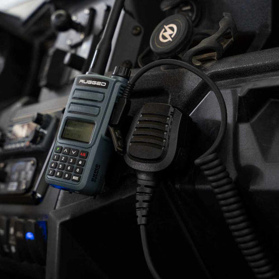 Radio and Speaker Mic Mount for Handheld Radios