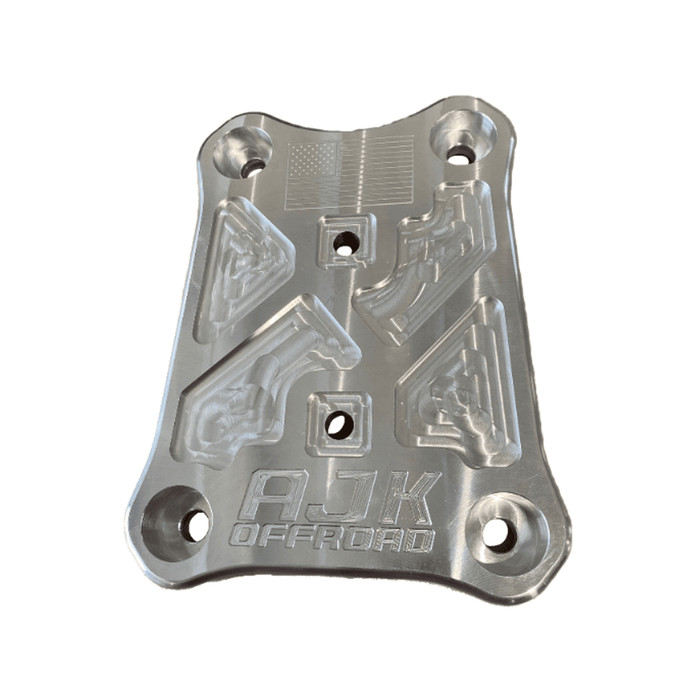 AJK OFFROAD - Polaris Pro R / Turbo R Billet Radius Rod Plate / Pull Plate