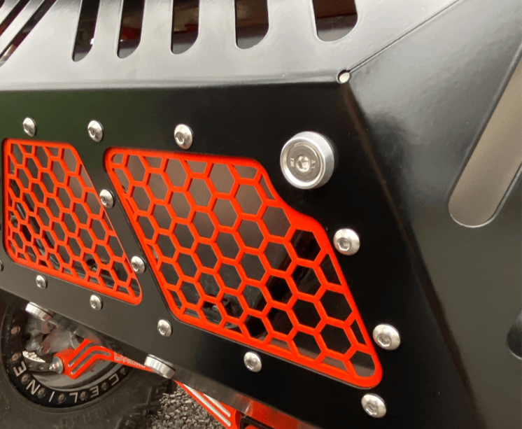 AJK OFFROAD - Honda Talon Exhaust Cover